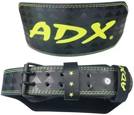 Faja de Cuero ADX para Gym – Soporte Lumbar Reforzado y Uso Rudo