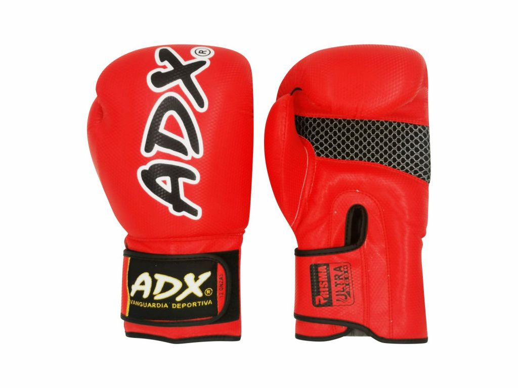 Guantes de boxeo prisma rojo 3